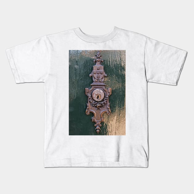 Beauty In The Lock - 2 © Kids T-Shirt by PrinceJohn